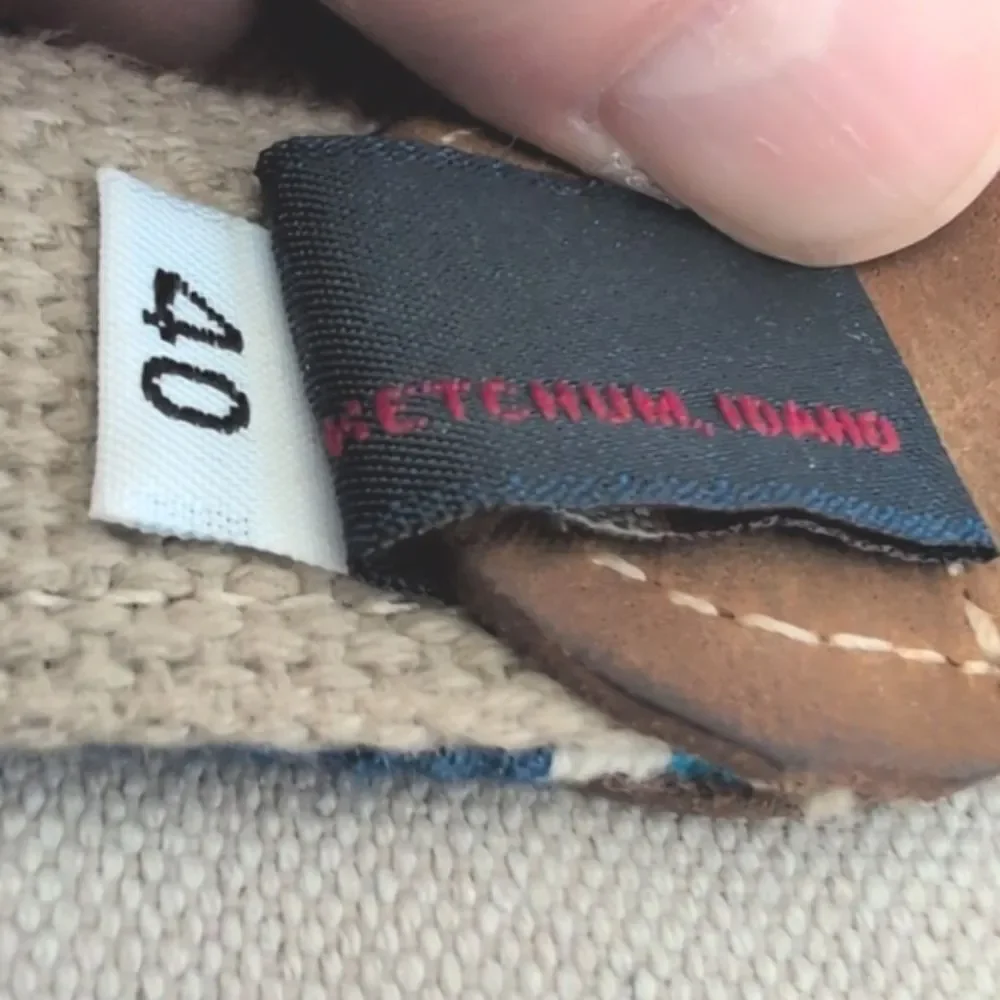 A Tail We Could Wag Cotton & Leather Artisan Men's Belt Italian Brass Buckle